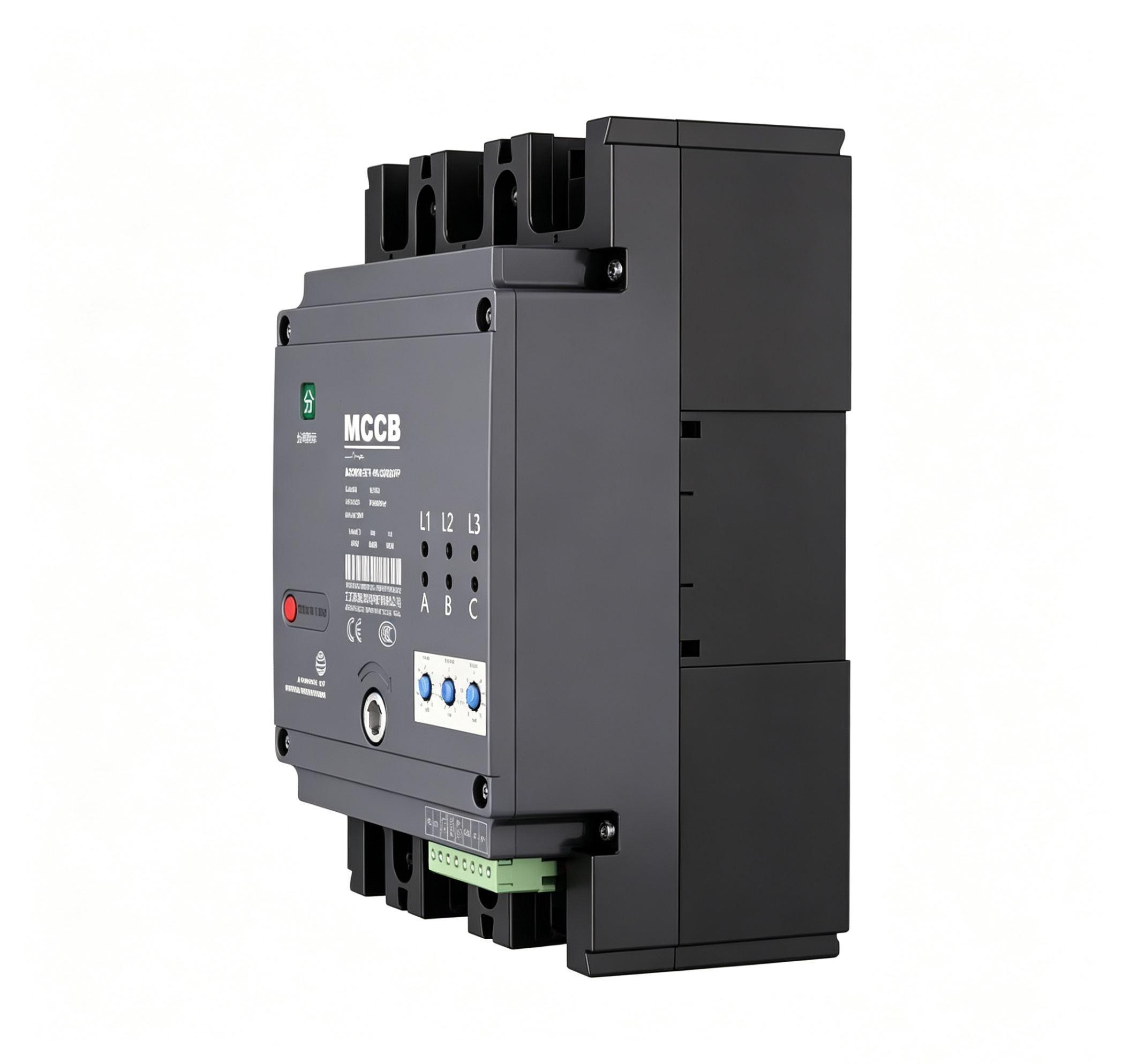 Molded Case Circuit Breaker MCCB 3P 4P Overload Short Circuit Protection Switch