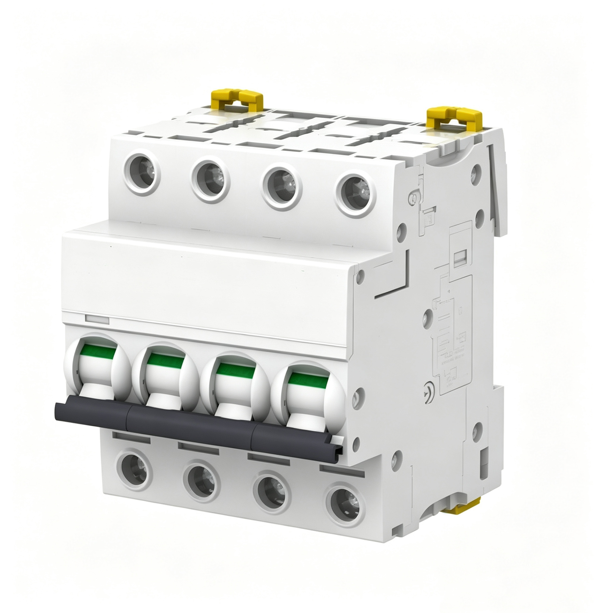 4P Industrial Grade MCB Miniature Circuit Breaker Low Voltage Power Distribution Protection Switch