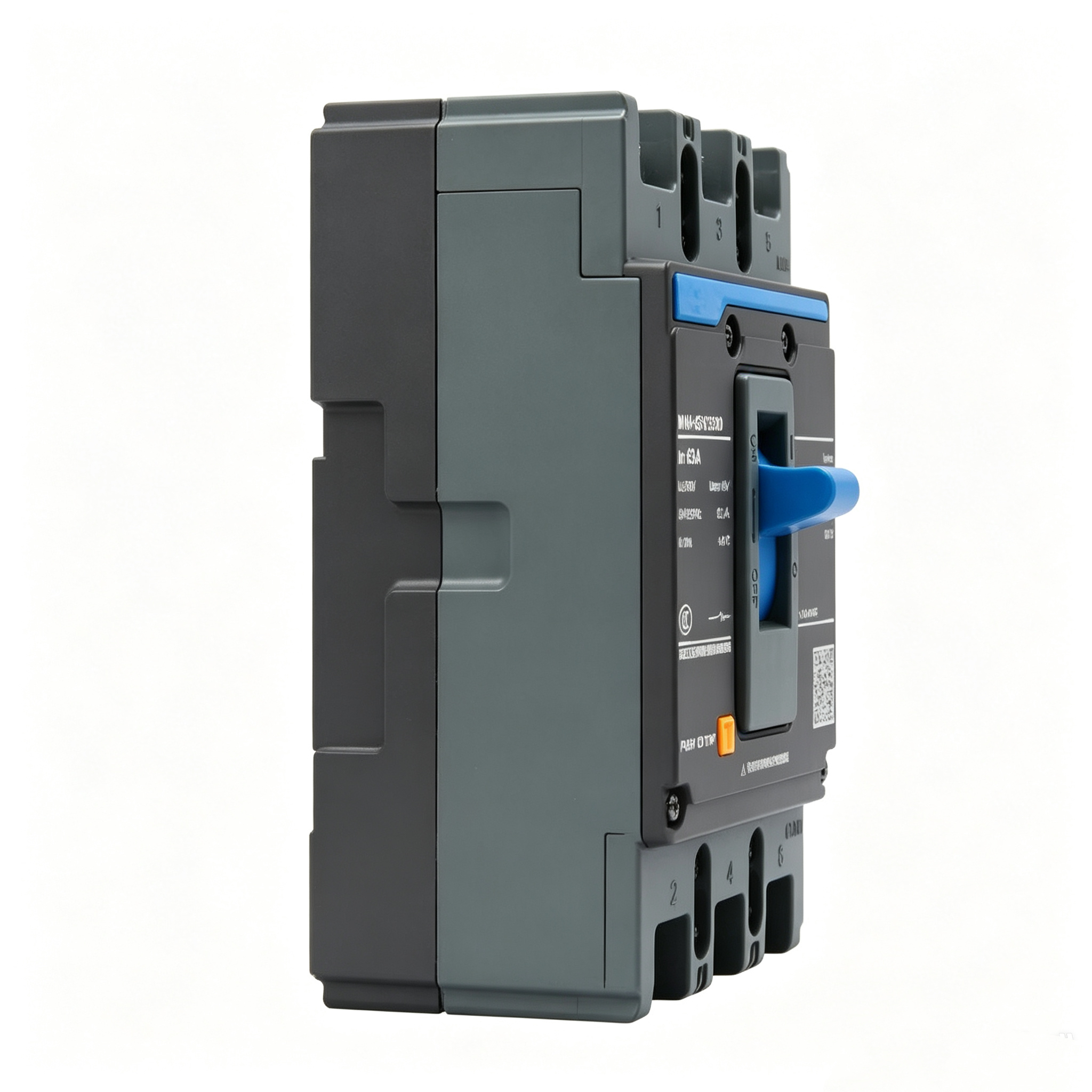 3P 4P Industrial Molded Case Circuit Breaker MCCB Low Voltage Overload Short Circuit Protection for Factory Power Distribution