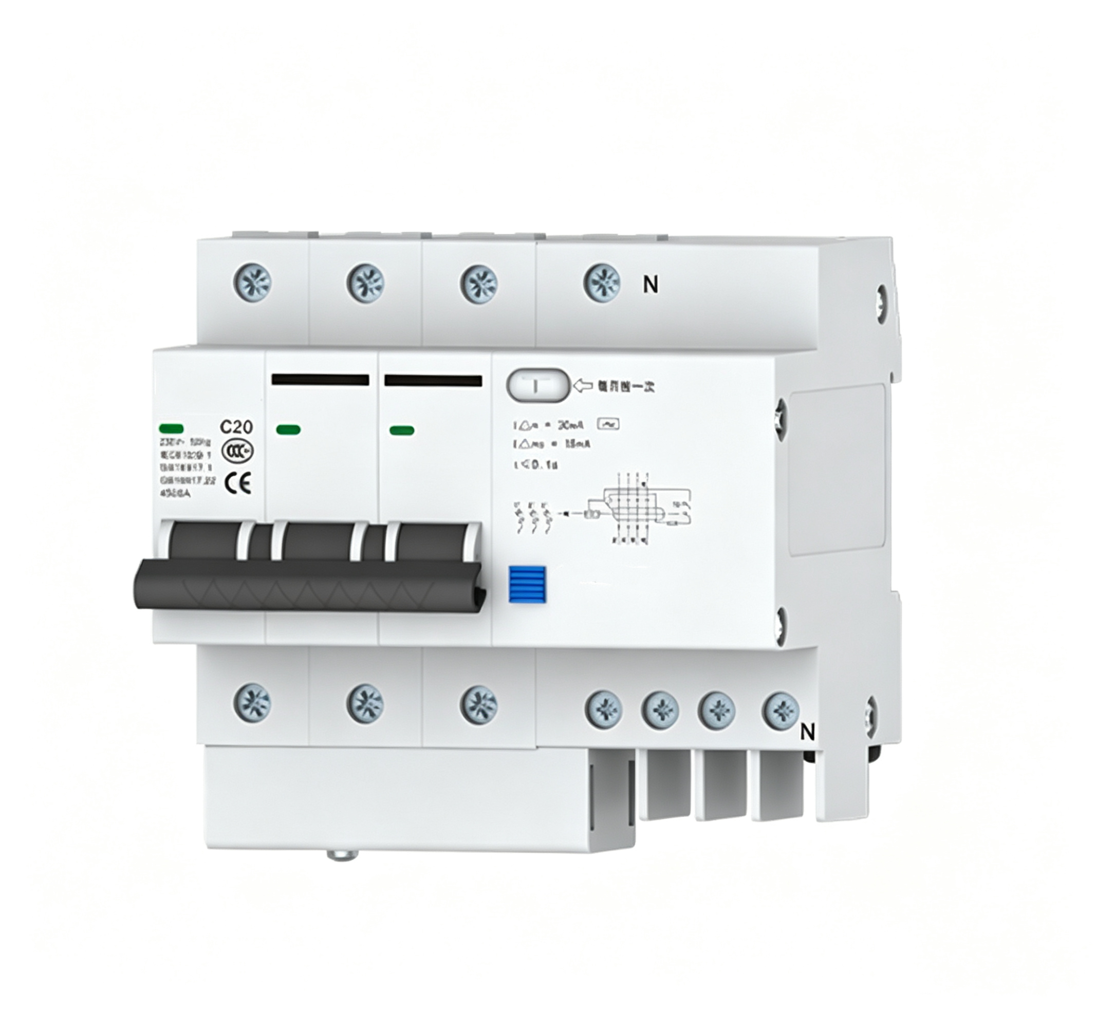 1P/2P/3P/4P   Leakage protection type miniature circuit breaker
