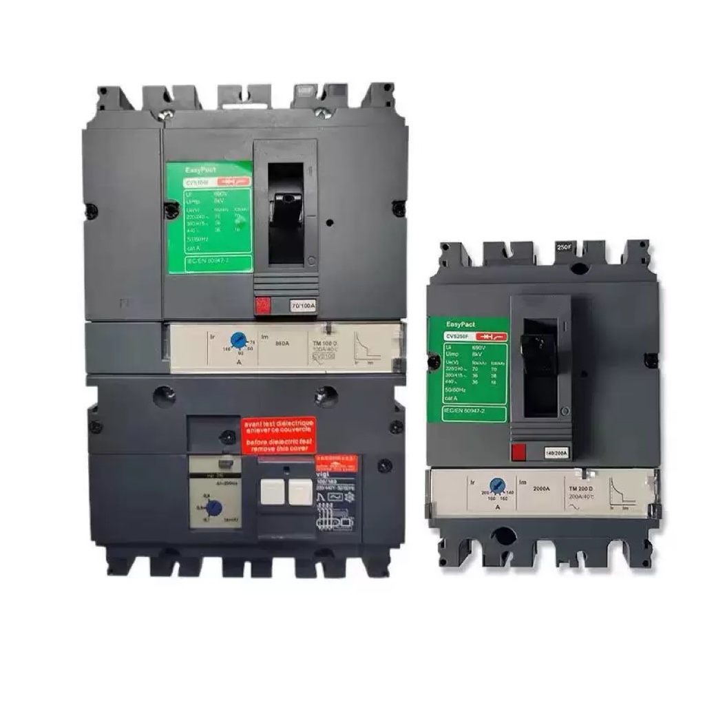 Molded Case Circuit Breaker MCCB 3P 4P Overload Short Circuit Protection Switch