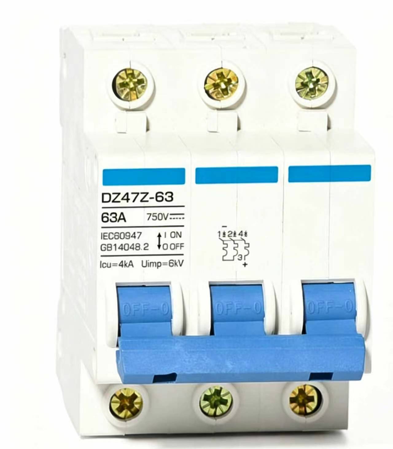 Miniature Circuit Breaker MCB Overload Short Circuit Protection Switch